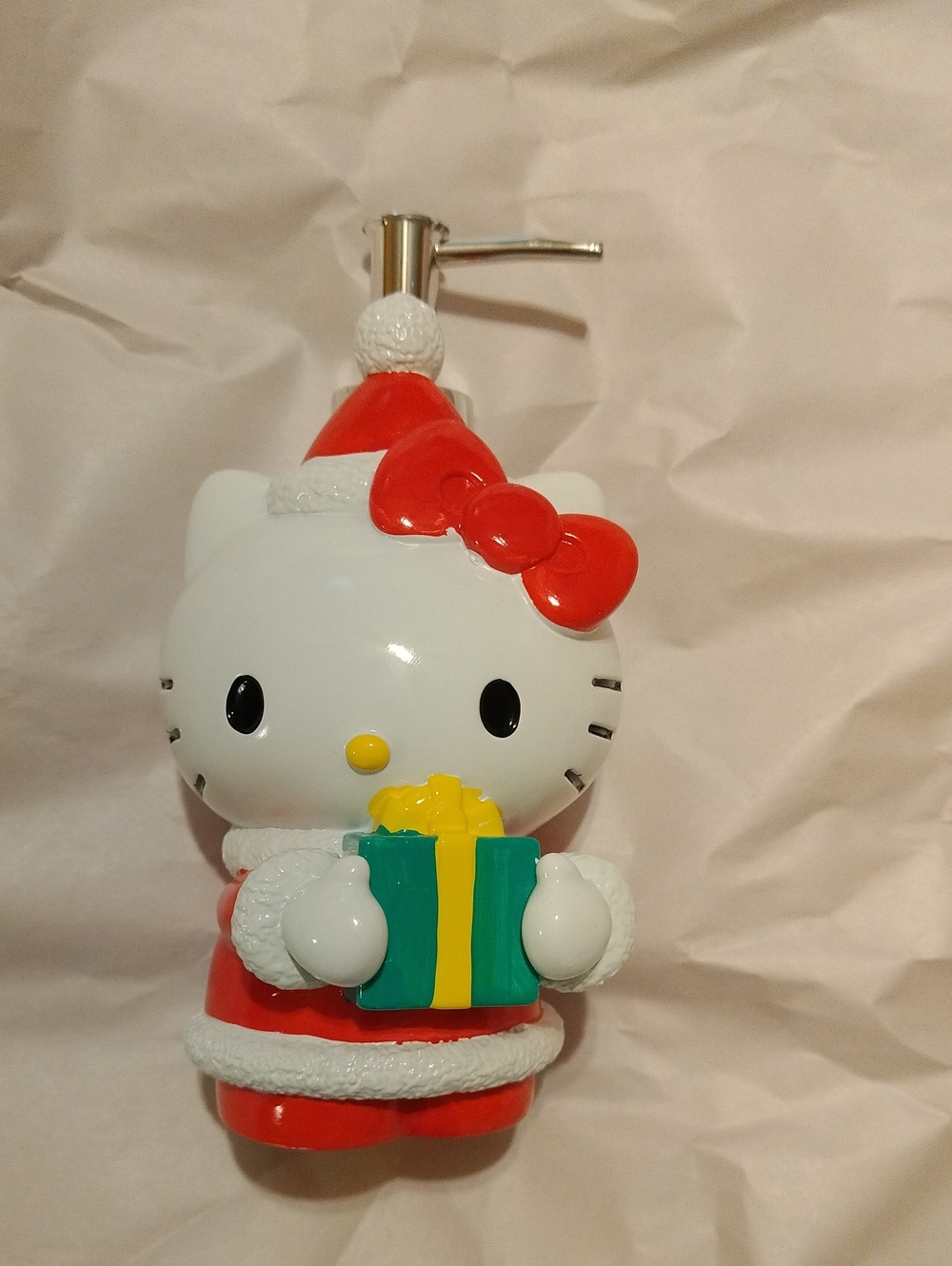 Hello Kitty Christmas soap dispenser